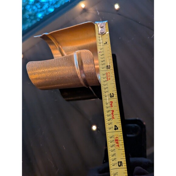 ZARA NWT Woman SS25 Metal Cuff Bracelet Brushed Golden Maximalist Statement - Picture 7 of 8